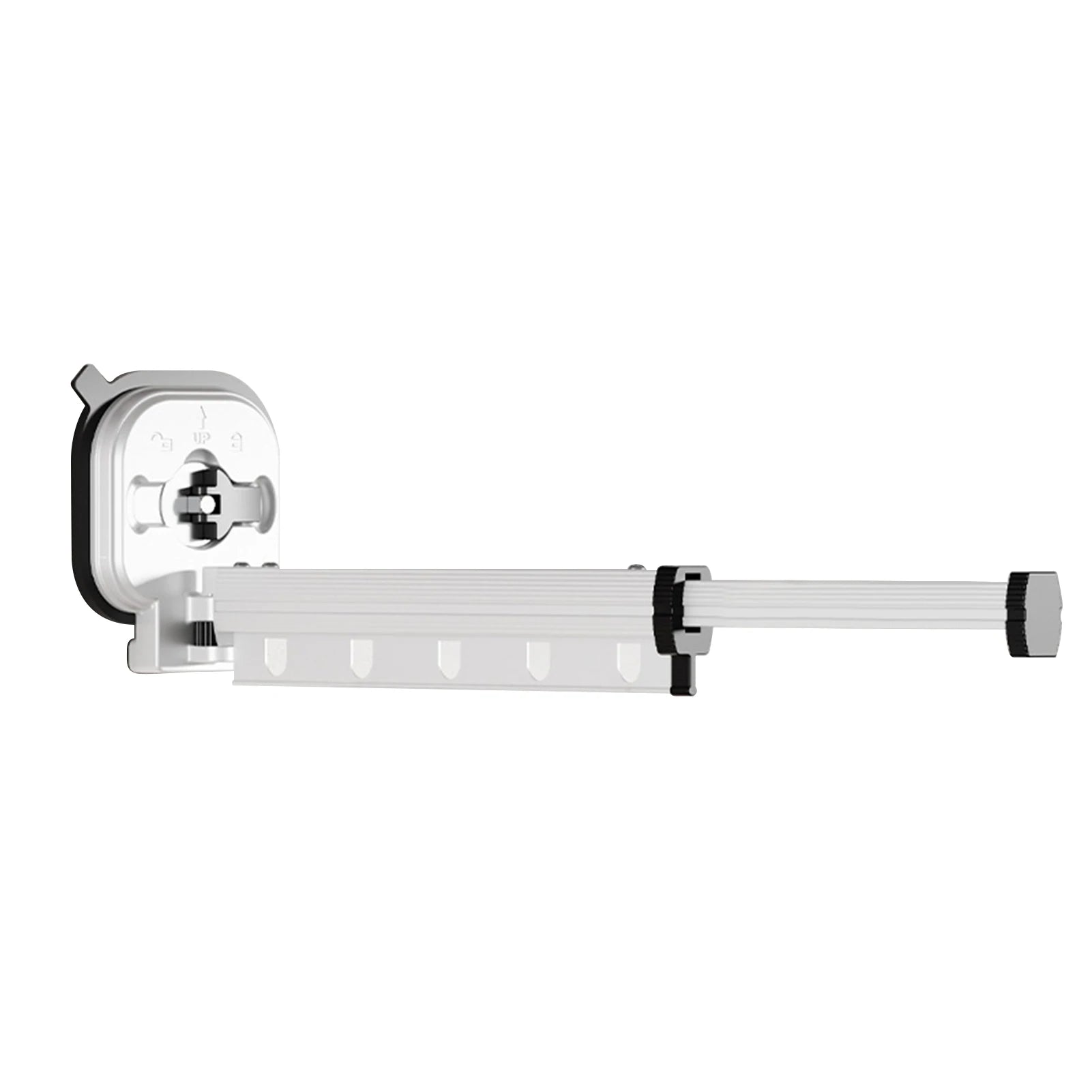 No-Drill Folding Wall-Mount Clothes Drying Rack | Suction Cup