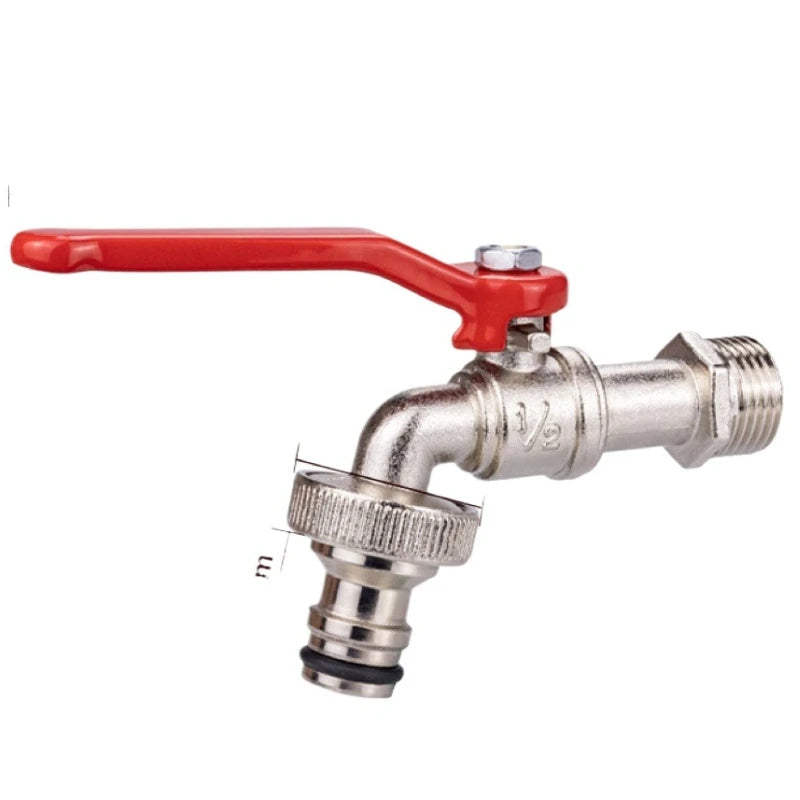 Zinc Alloy 1/2 Gardening Faucet Stretching Handle Garden Faucet Cross-border Dedicated Faucet with Washing Machine Nozzle Oasis Select