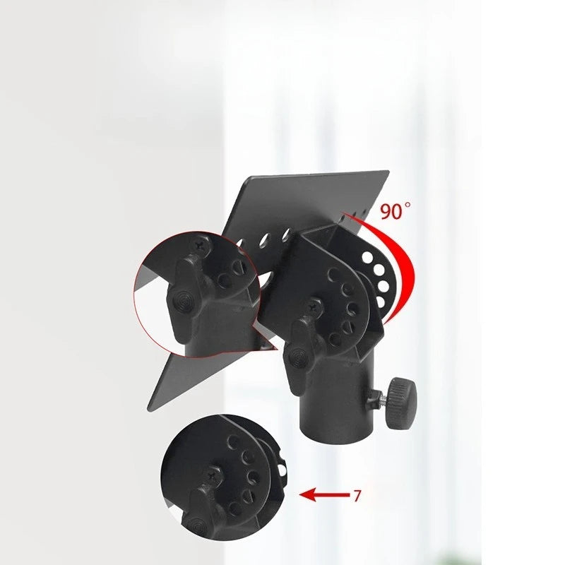 JUSTINLAU Multi Angle Adjustable Speaker Bracket Tray Universal Audio Installation Board Speaker Fixing Bracket Accessories Oasis Select