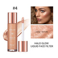 Bronzer Facial Gloss Liquid Highlighter Permanent Setting Contouring Liquid Moisturizes Soothes Long-lasting Effect Face Filter Oasis Select 4