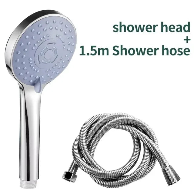 Bathroom Pressurized Hand Shower Package Accessories Shower Nozzle Large Water Output 5 Models Universal Adaptation Save Water Oasis Select Set 1