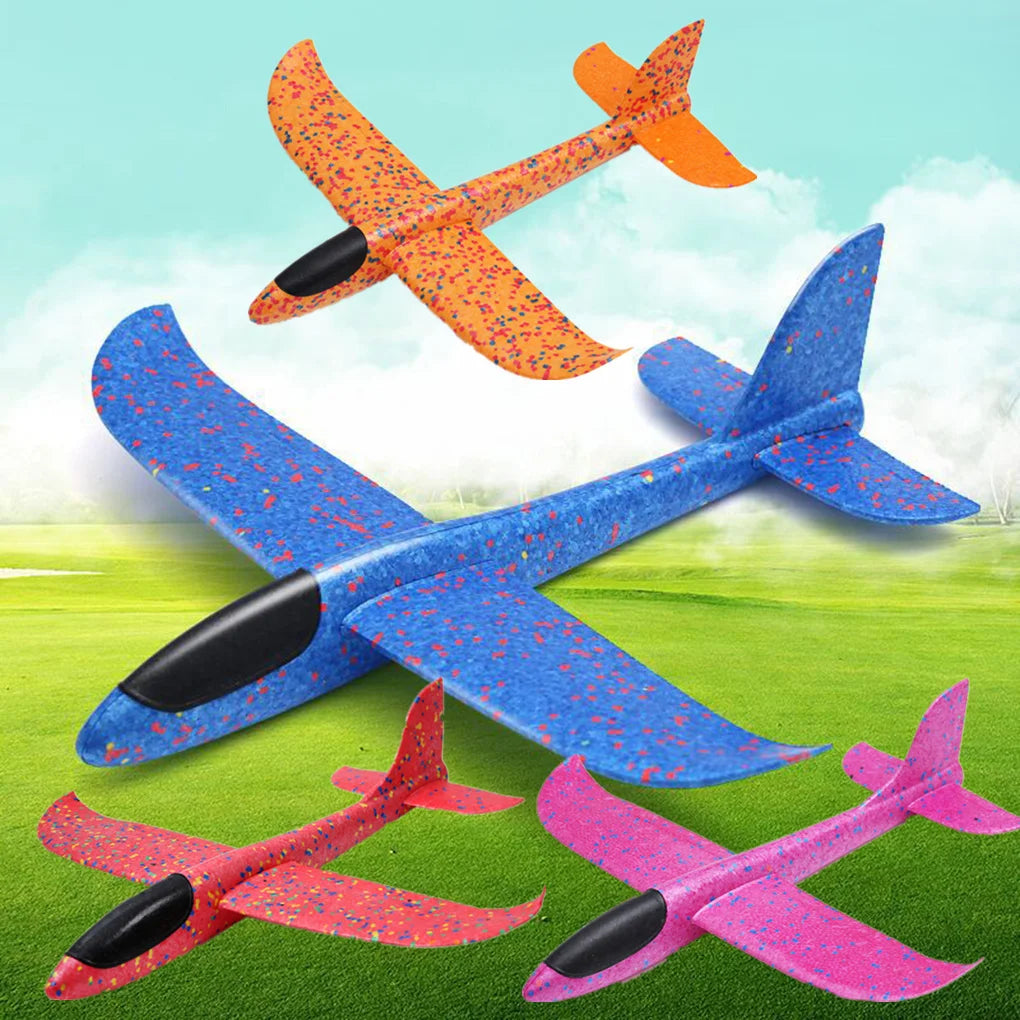 Hand Launch 35cm Flying Throw Airplane Outdoor Sports Toys for Children Glider Aircraft Model Foam Gliding Boys Fun Game Figure Oasis Select