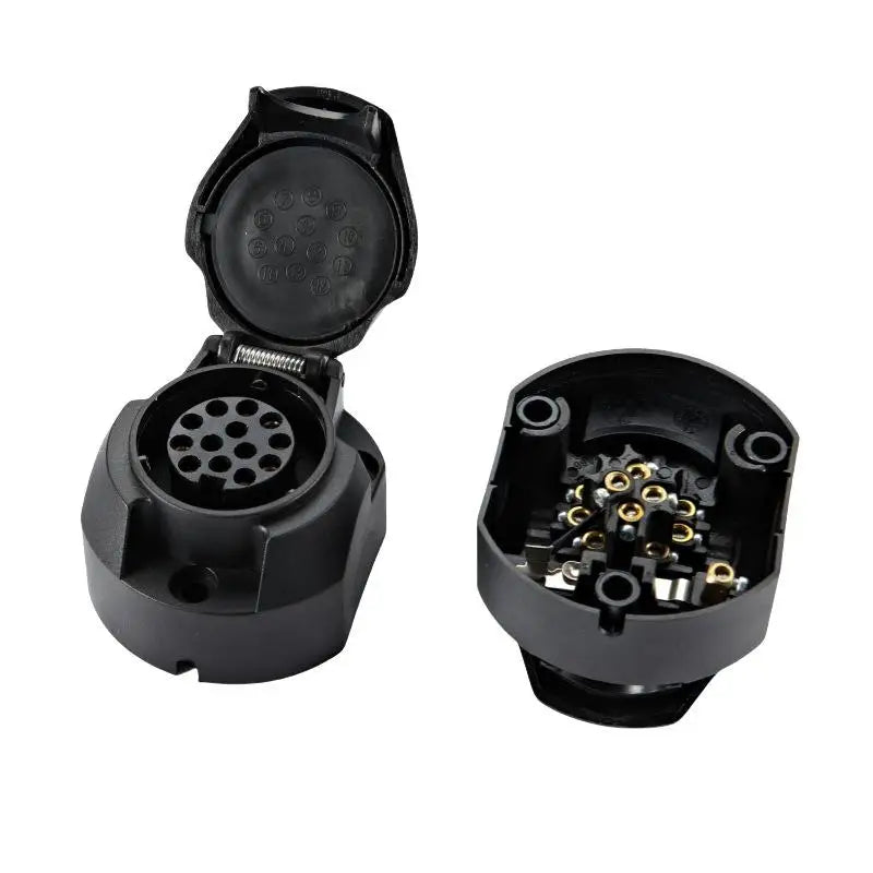 Towing Plug Adapter 13Pin Trailer Euro Round Socket 12V Car Accessories. Oasis Select