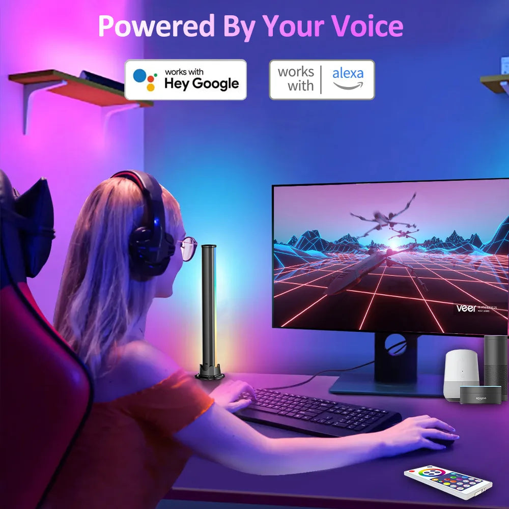 SHINEKNOT RGB Dimmable Mood Light – Gaming Desk Ambient Lamp