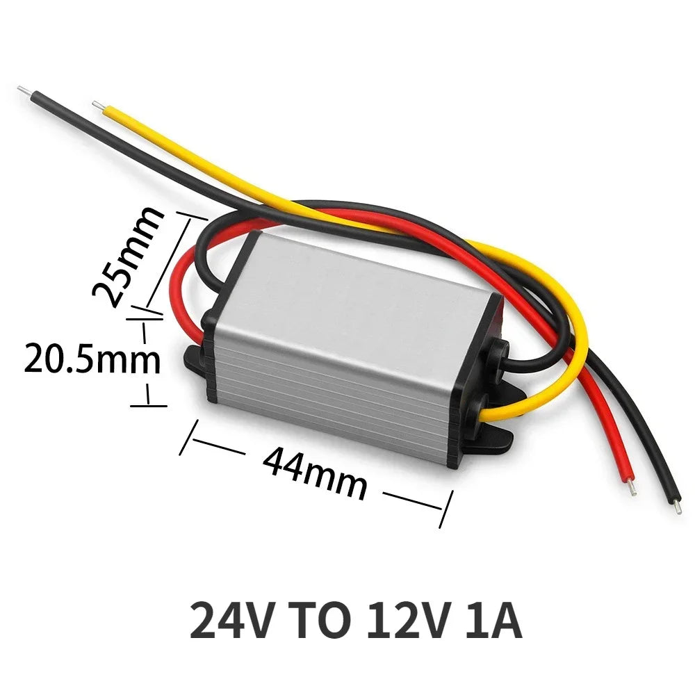24V to 12V Converter Step Down 24V 12V Waterproof Module DC 1A-5A Buck Model Converter 24V to 12V Voltage Regulator Oasis Select 24V TO 12V 1A 24V 12V