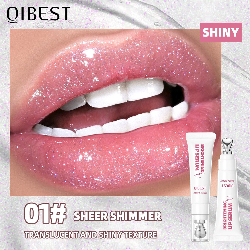 QIBEST Crystal Jelly Lip Gloss Tint – Mirror Shine & Hydrating