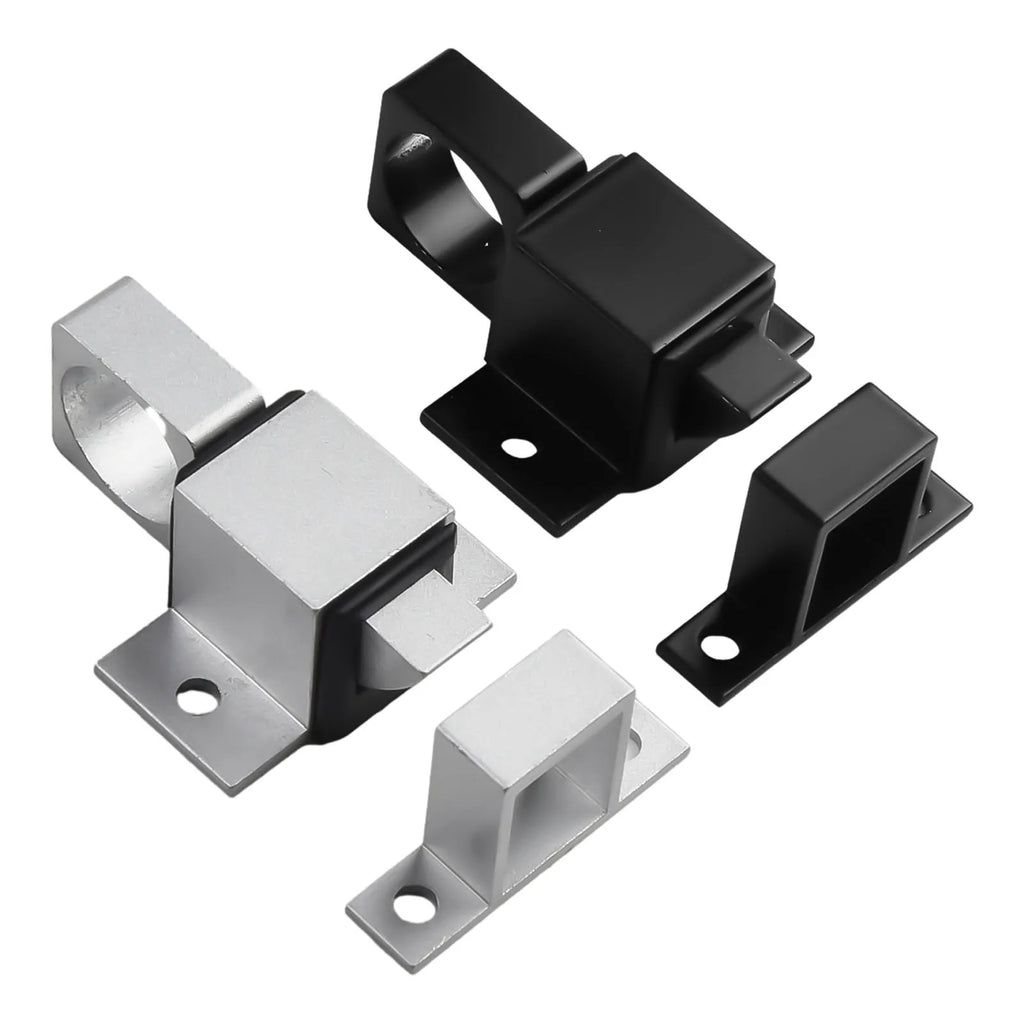 Automatic Door Bolt Latch Self-closing Security Pull-Ring Spring Bounce Door Bolt Lock Automatic Latch Lock Oasis Select