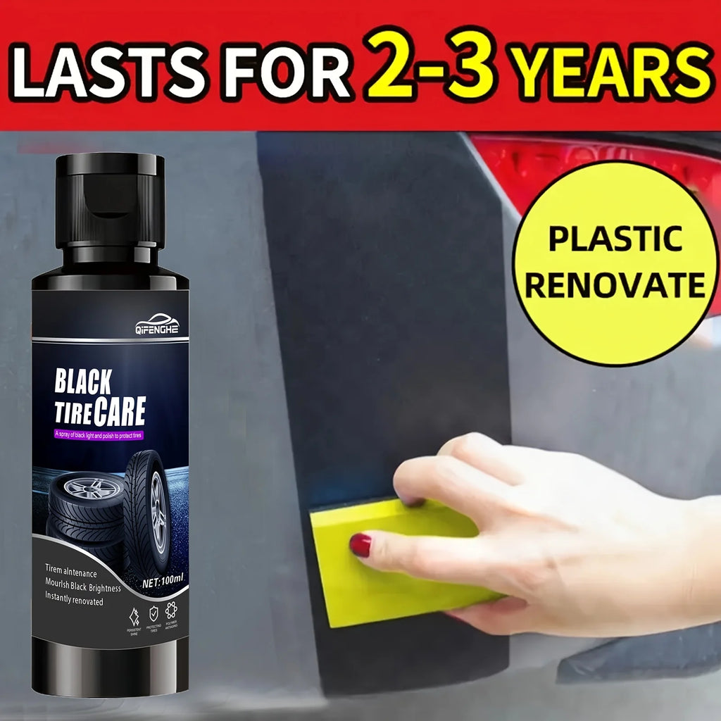 100g Car Tire Shine Wax – Gloss & Durable UV Protection