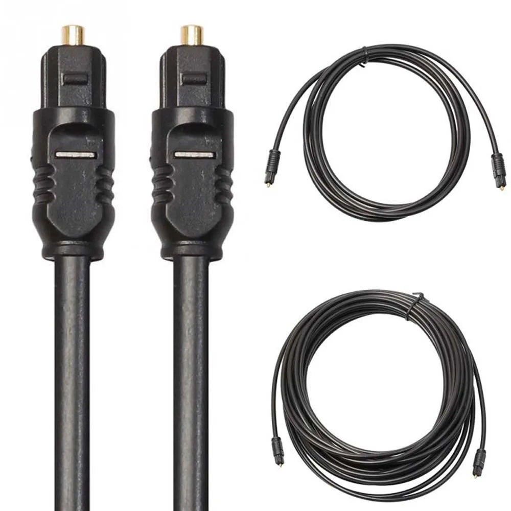 Digital Optical Audio Cable for Toslink Gold-Plated 1m 1.5m 2m 3m 5m 10m 15m 20m SPDIF MD DVD Gold Plated Cable Oasis Select