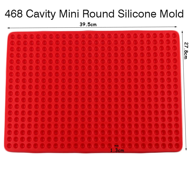 468/228 Cavity Mini Round Silicone Mold Chocolate Drops Mold Dog Treats Pan Candy Mold Ganache Jelly Baking Molds Oasis Select 468 Cavity
