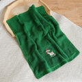 Soft Cotton Towels Merry Christmas Santa Claus Hand Towels 32x45cm Absorbent Hand Bath Towels for Home Hotel Bathroom Oasis Select green 32X45cm
