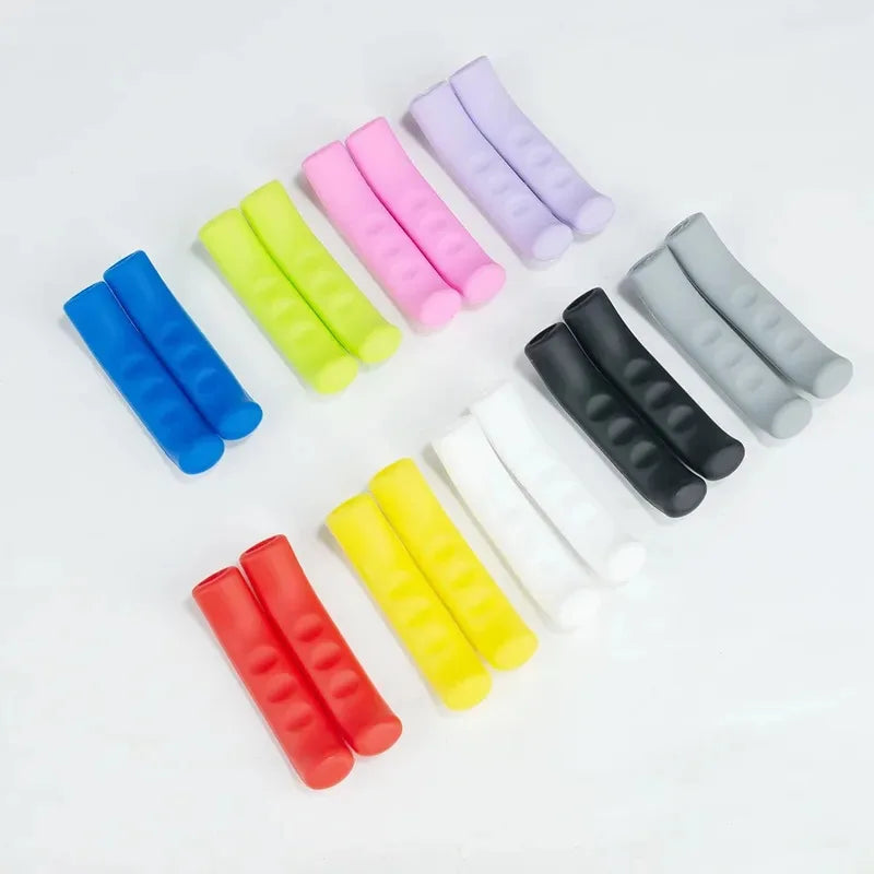 1/4Pairs Bike Brake Lever Protective Silicone Bicycle Lever Grips Bicycle Brake Handle Cover Bicycle Accessories Oasis Select