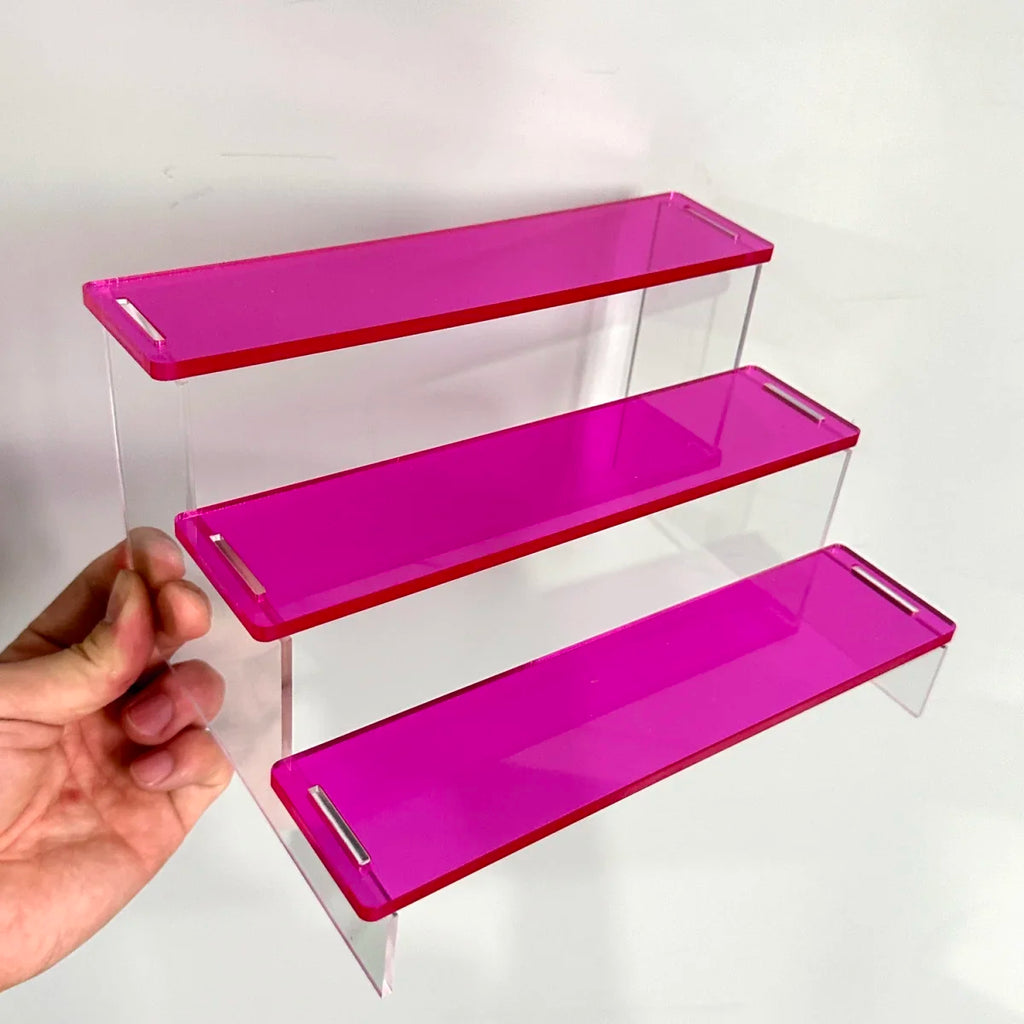Acrylic Colorful Display Shelf for Figures, Perfume & Toys