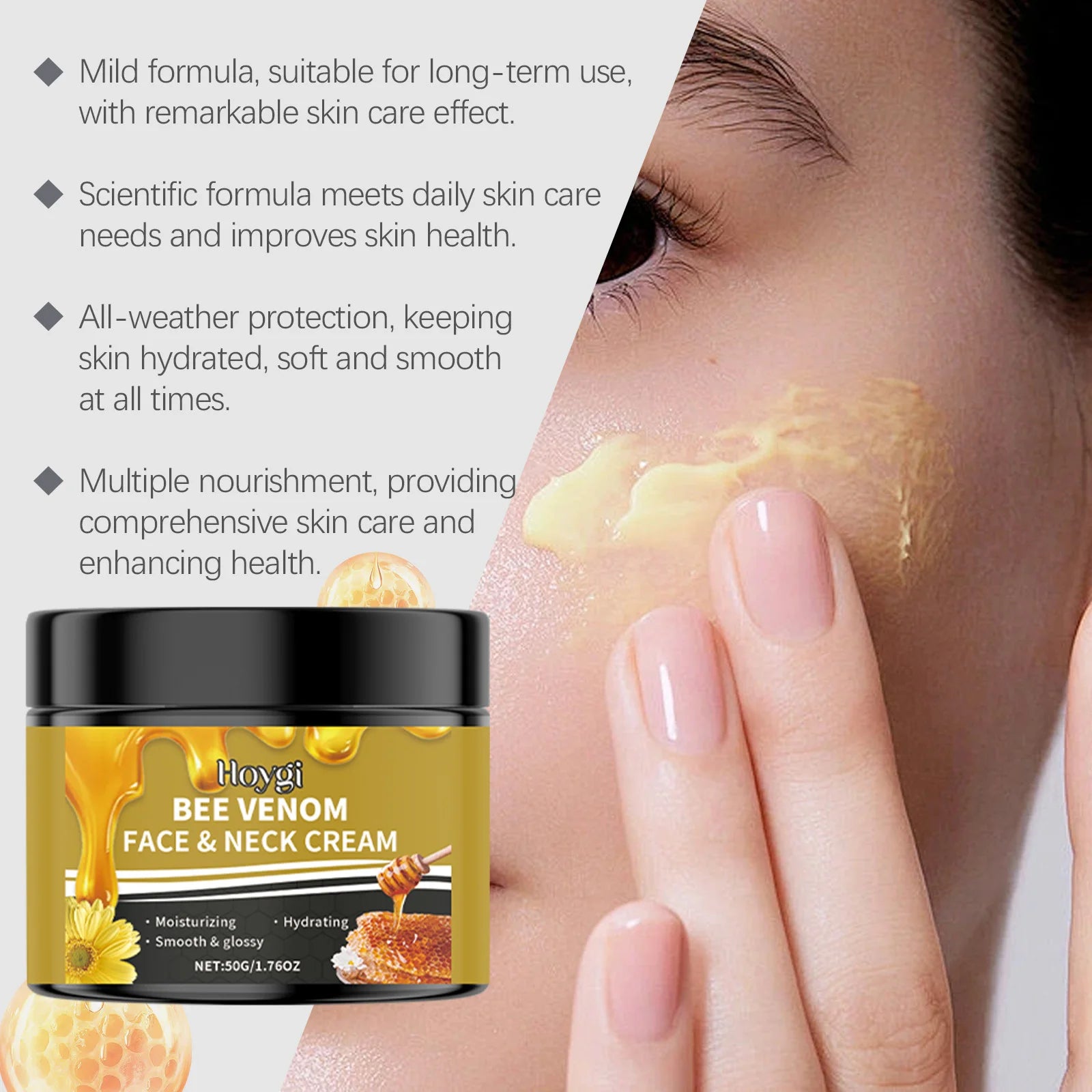 Hoygi Bee Venom Face Cream – Firming, Lifting & Anti-Aging Anti-Aging Face Cream Oasis Select