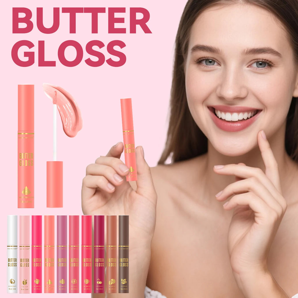 10 pack of dazzling water gloss lip oil, smooth and delicate, with color rendering, moisturizing, full and plump, women's gift Oasis Select