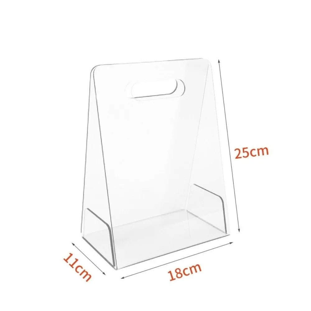 Clear Acrylic Flower Box with Handles – Wedding & Bridesmaid Tote
