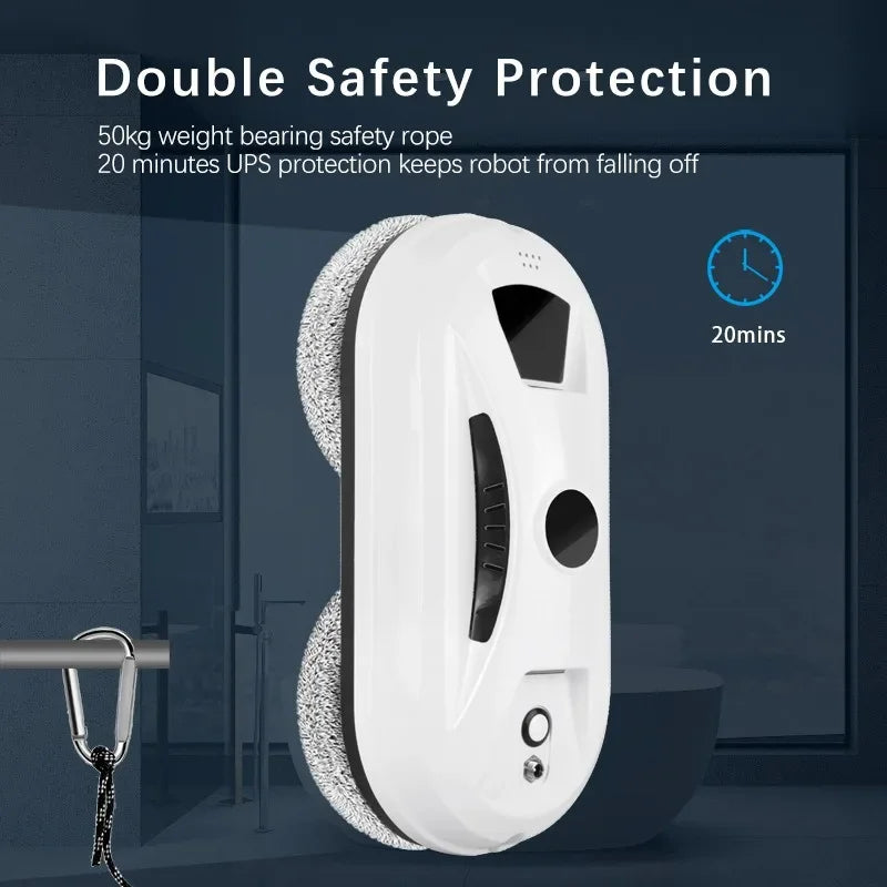 URGGU Window Cleaning Robot – Electric Glass Cleaner & Remote