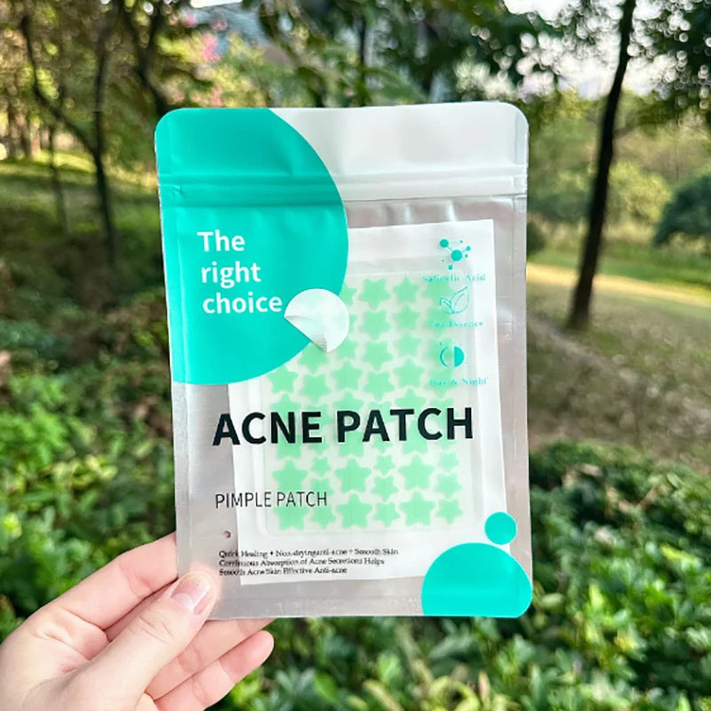 40/51pcs Star Colorful Invisible Pimple Patch Acne Removal Skin Care Stickers Concealer Face Spot Beauty Christmas Halloween Oasis Select MR-10-51pcs