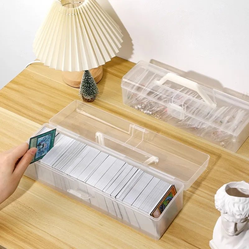 Transparent Idol Photo Storage Case Plastic Kpop Albums Photocards Small Card Collection Organizer Photo Card Holder Box Oasis Select