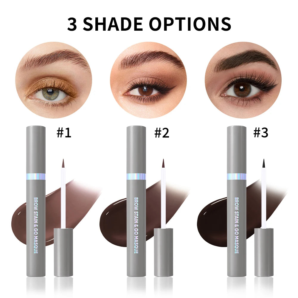 Lakerain Eyebrow Staining Masque Stackable Colors Long Lasting Makeup Effect Smudge-Resistant Moisturizing Eyebrows Dye Cosmetic Oasis Select