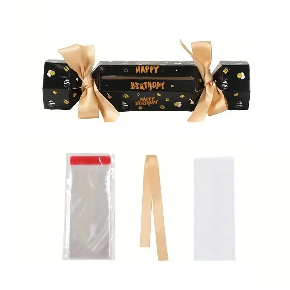 Black Gold Candy Pull Money Box – Fun Birthday Party Gift