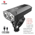 X-Tiger Bike Light Headlight Bicycle Lamp With Power Bank Rechargeable LED 5200mAh MTB Bicycle Light Flashlight Bike Accessories Oasis Select QD-1101