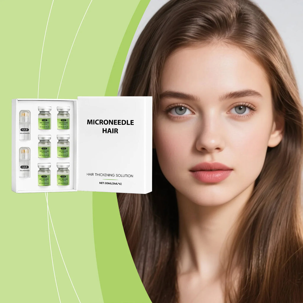 5ML/6 PCS Hair Roller Serum Set Gentle nourishes the scalp and cares for the softening Scalp & Hair care Daily Care Scalp Serum Oasis Select Other