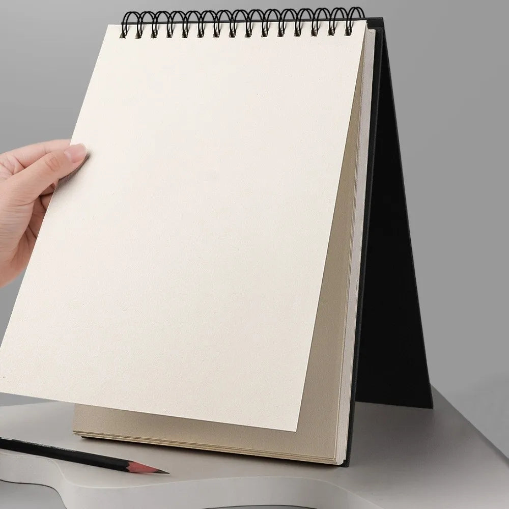 Durable Up Turning Loose-Leaf Sketchbook Taking Notes Diary Hand Ledger Waterproof Journal Memo Notepad Learning Supplies Oasis Select