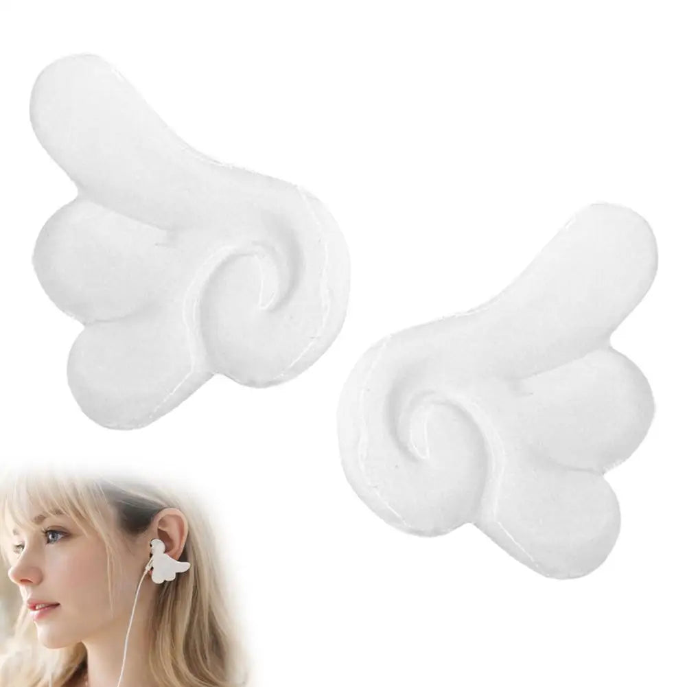 Kawaii 3D Angel Wing Earphone Charms | DIY Headphone Decor