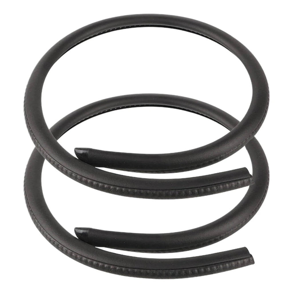Vecligt EPDM Car Door Weatherstrip Seal Strip – 2m Pair