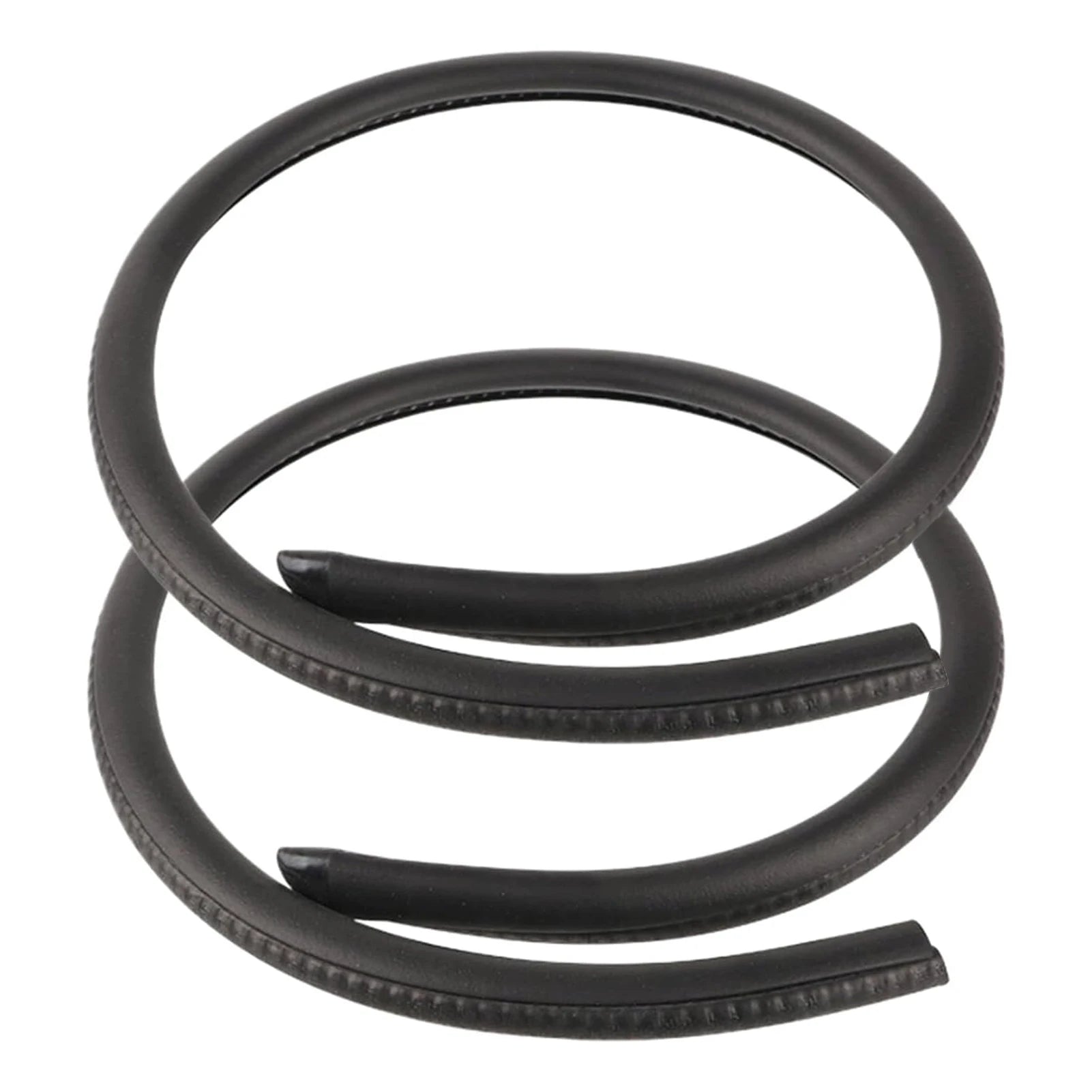 Vecligt EPDM Car Door Weatherstrip Seal Strip – 2m Pair