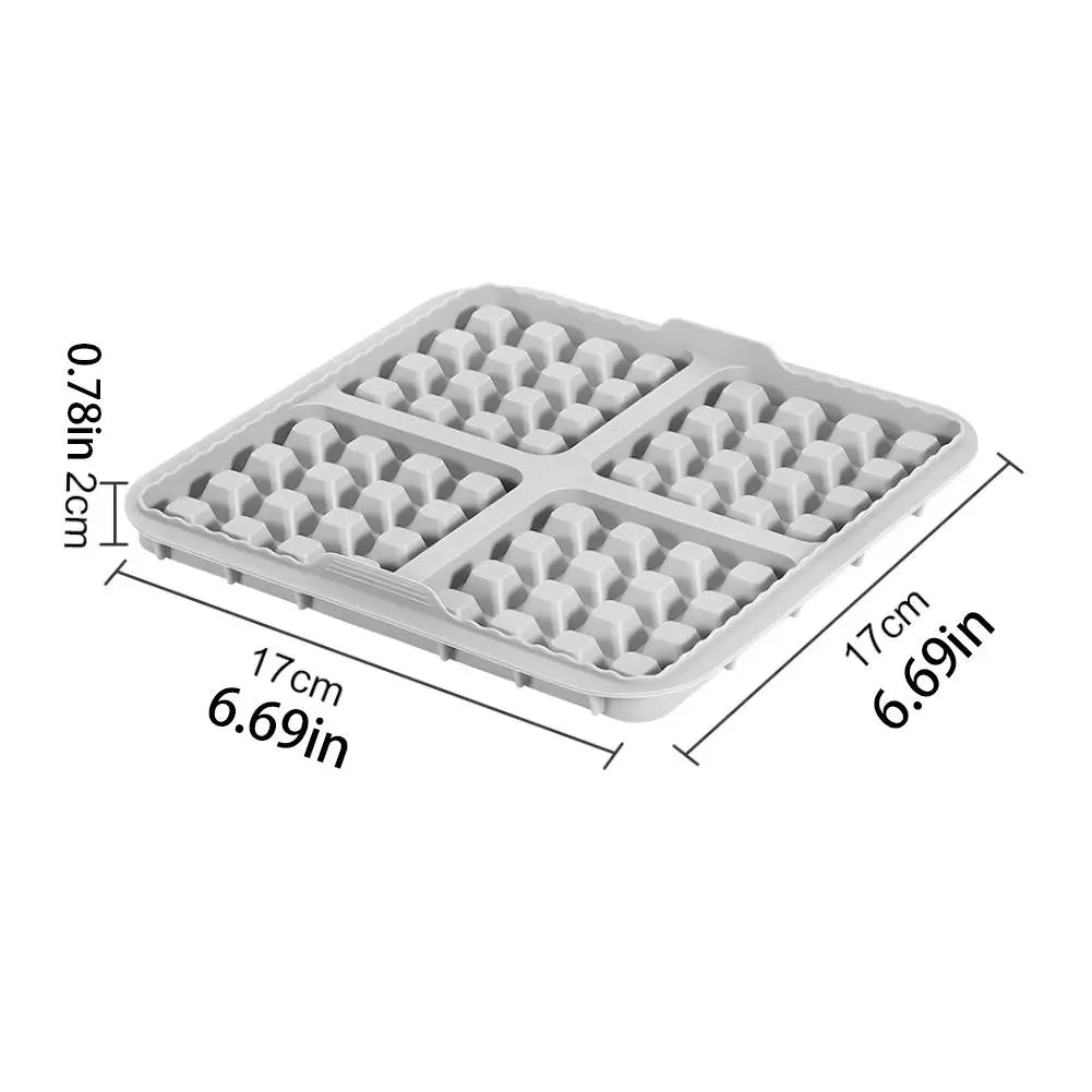 Air Fryer Silicone Waffle Maker Mold Square Reusable Non-stick Easy Release Biscuit Pancake Waffle Baking Mold Kitchen Accessory Oasis Select