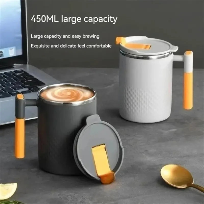 15oz 304 Stainless Steel Mug With Tea Leak Tea Cup Double Layer Coffee Cup Japanese Tea Cup Milk Cup Cups Mugs Oasis Select