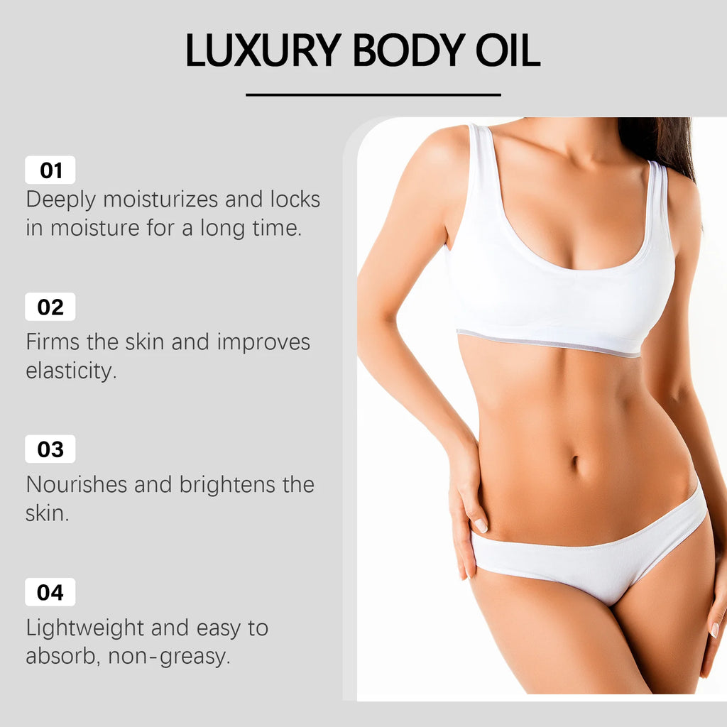 Firming Anti Cellulite Moisturizing Body Oil Sagging Skin Tightening Anti-Aging for Body Refreshing Hydrate Firming Body Oil Oasis Select