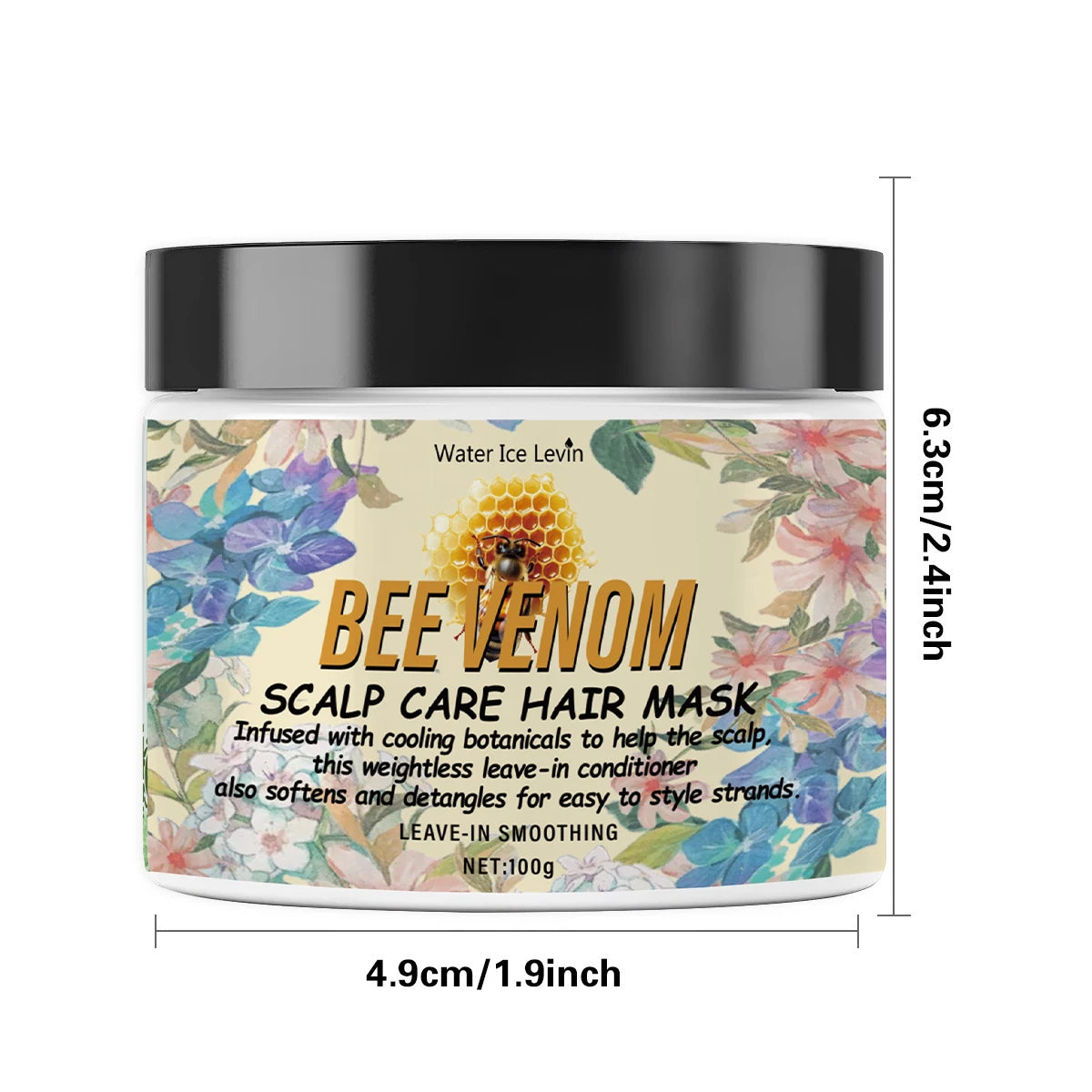 Bee Venom Keratin Hair Mask – Collagen & Coconut Oil 100g Deep Conditioning Hair Mask Oasis Select