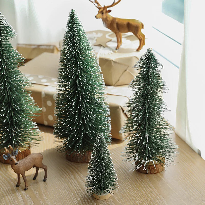 Christmas Decorations Snow Scenes Mini Christmas Trees Office Desks Wine Cabinets TV Cabinets Christmas Decorative Items Oasis Select