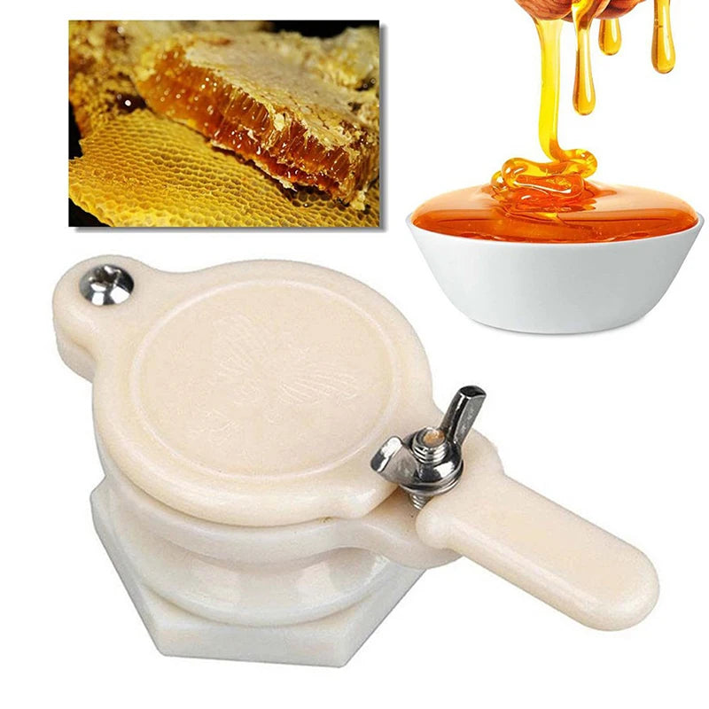 Plastic Honey Gate Valve Honey Extractor Flow Port Gardening Bee Honey Tap Oasis Select