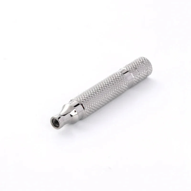 2026 New Arrival！YAQI Polished Titanium Men Safety Razor Handle Comfortable Shaving Oasis Select