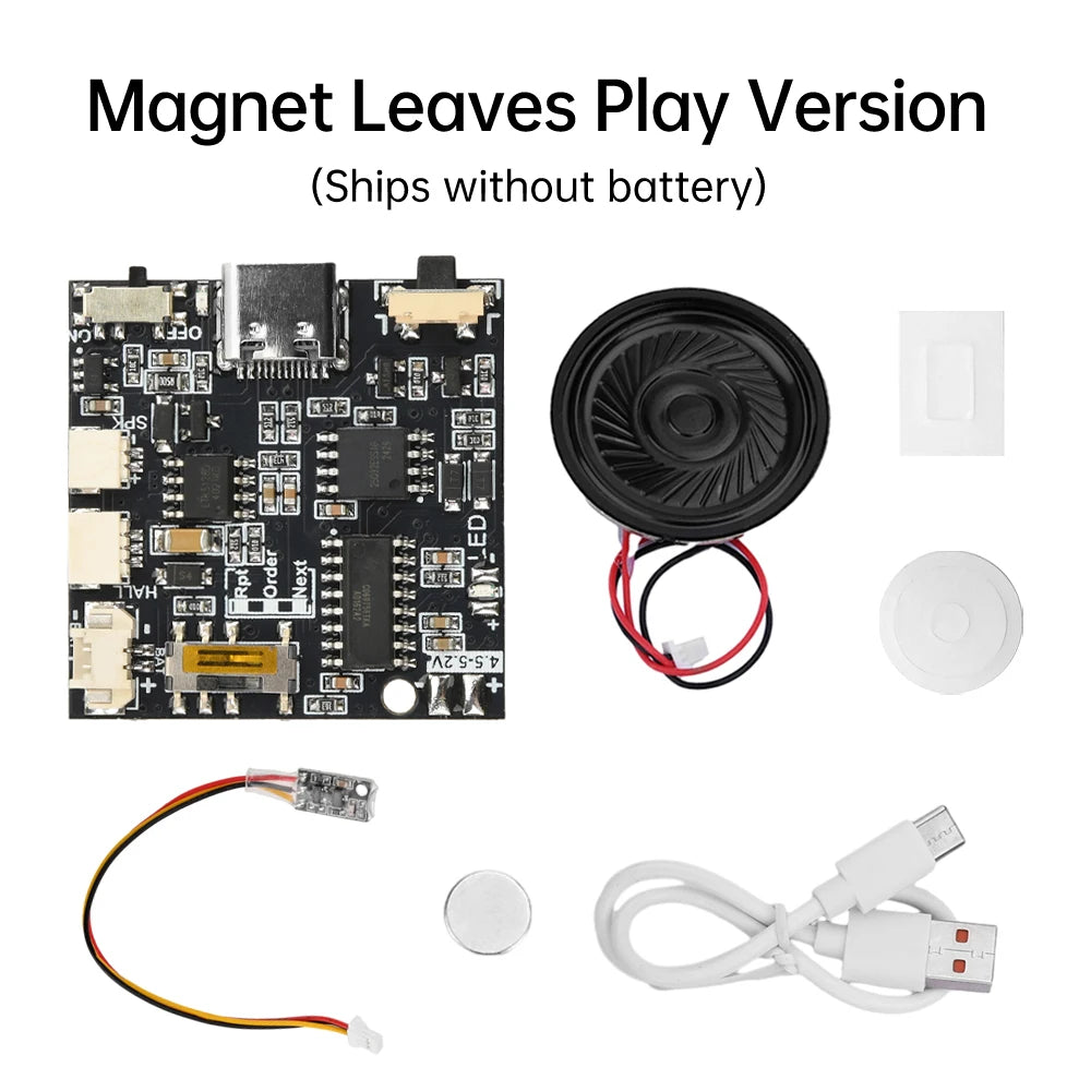 GC07A Speaker Magnetron Recording Greeting Card Movement Gift Box Christmas Birthday Card MP3 Download Voice Module Oasis Select GC07A-L