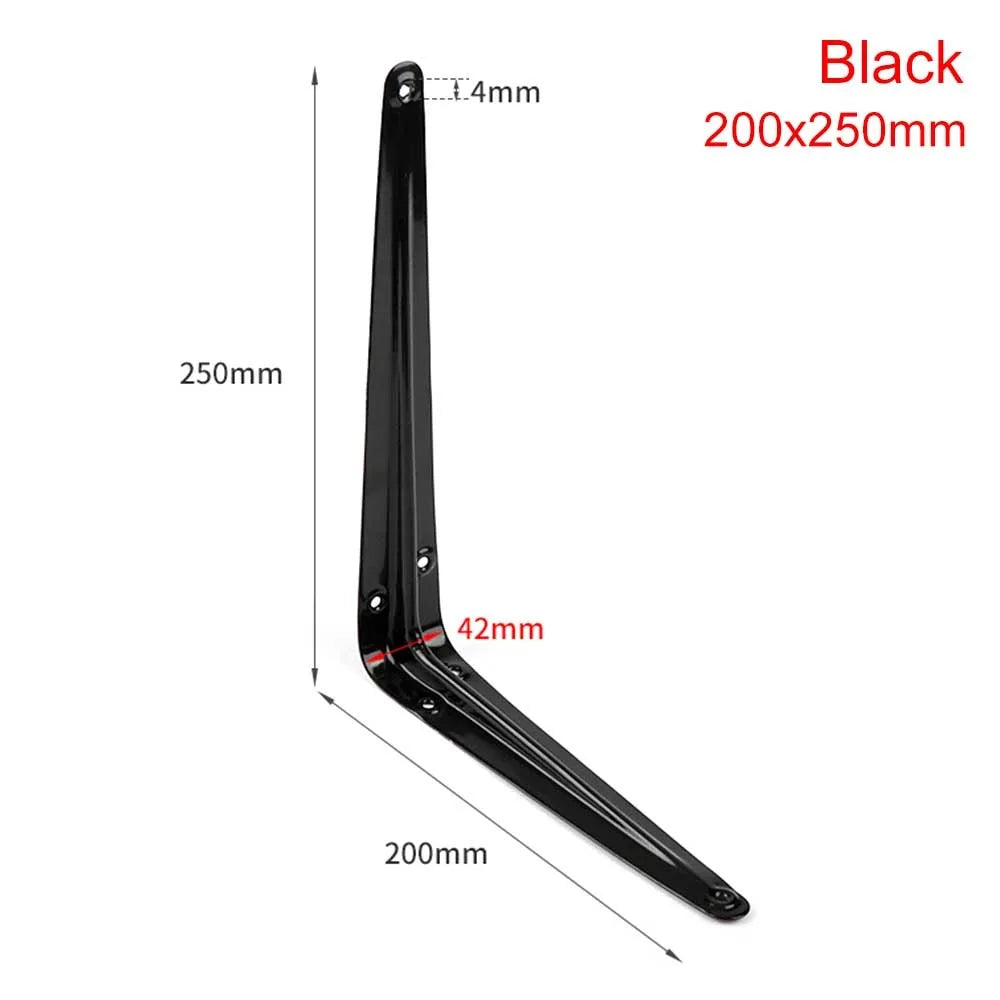 Metal Triangular Wall Bracket L-Shape Corner Shelf Support 4–14"