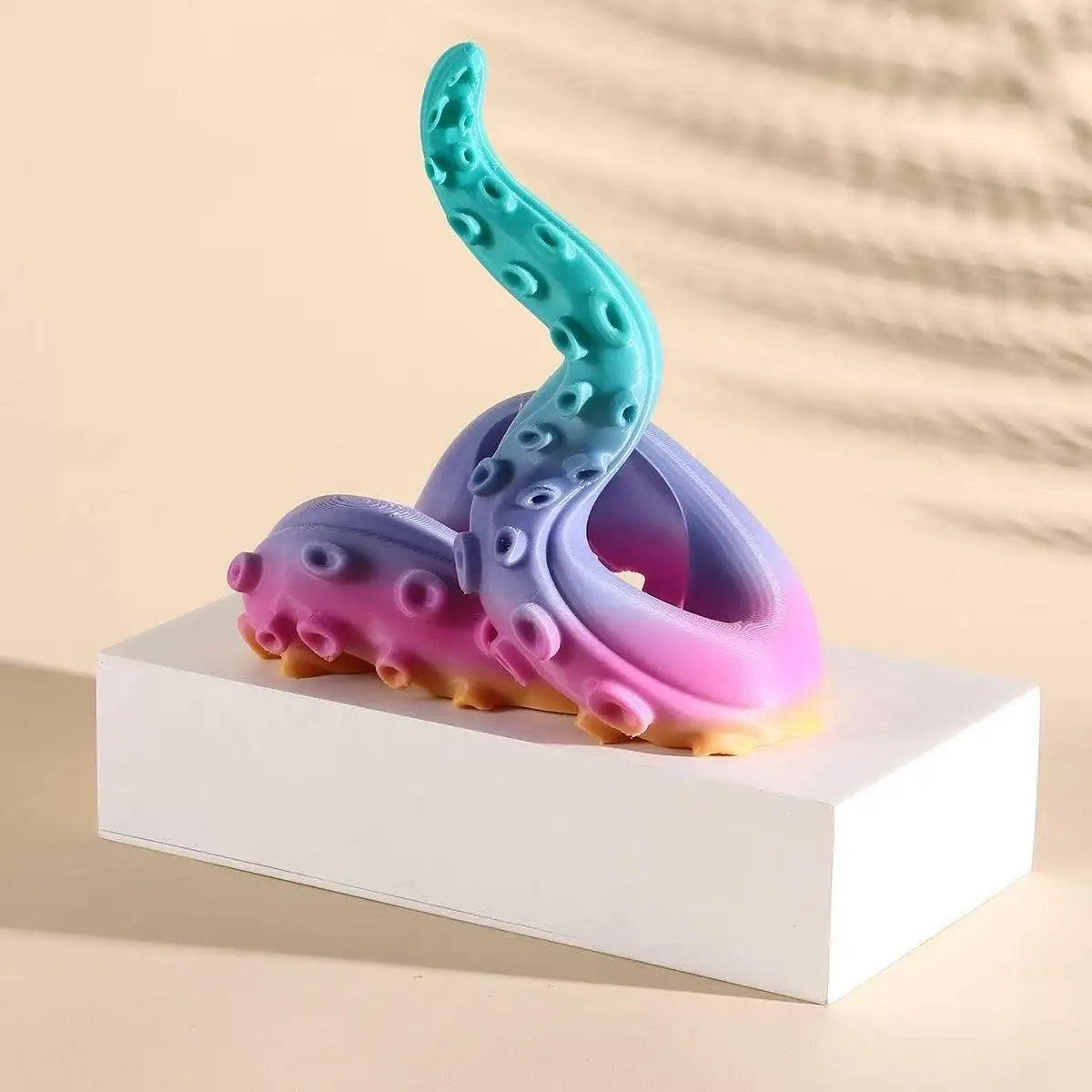 3D Printed Octopus Game Controller Stand Suitable for PS5 Controllers Desktop Stand Holiday Gift Home Decor Statue Ornament Oasis Select Ice cream color