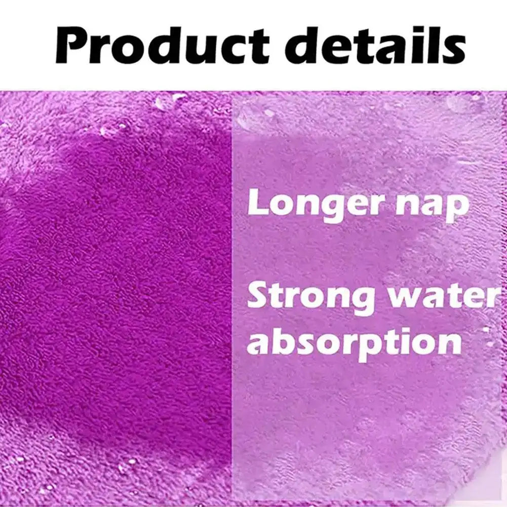 Quick Dry Hair Wrap Towel Thick Microfiber Drying Cap Bowknot Designer Shower Hat Super Absorbent Hair Bonnet For Long Thick Hai Oasis Select