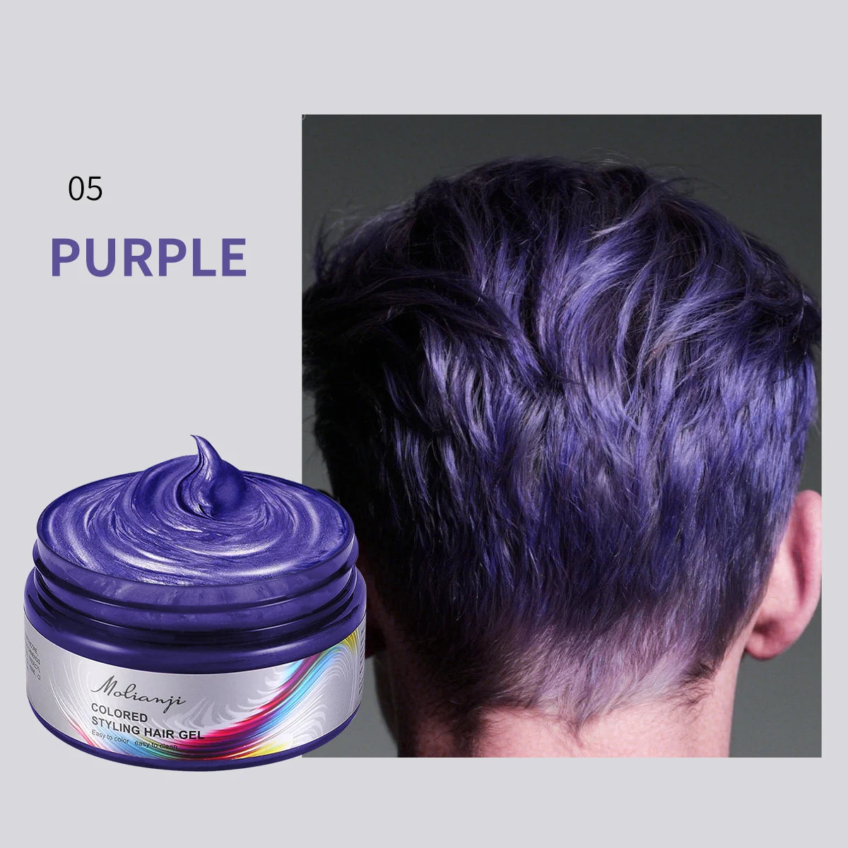 Hair Color Wax – Long-Lasting Styling Dye for Men & Women Hair Color Wax Oasis Select 05 PURPLE