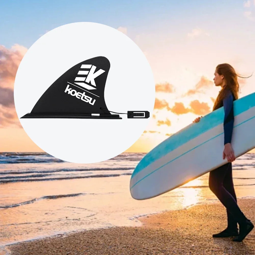 Surfboard Tail Fin Stand Up Board Quick Release Longboard Fin Detachable Paddle Board Fin for Surfboard Kayak Long Board Oasis Select