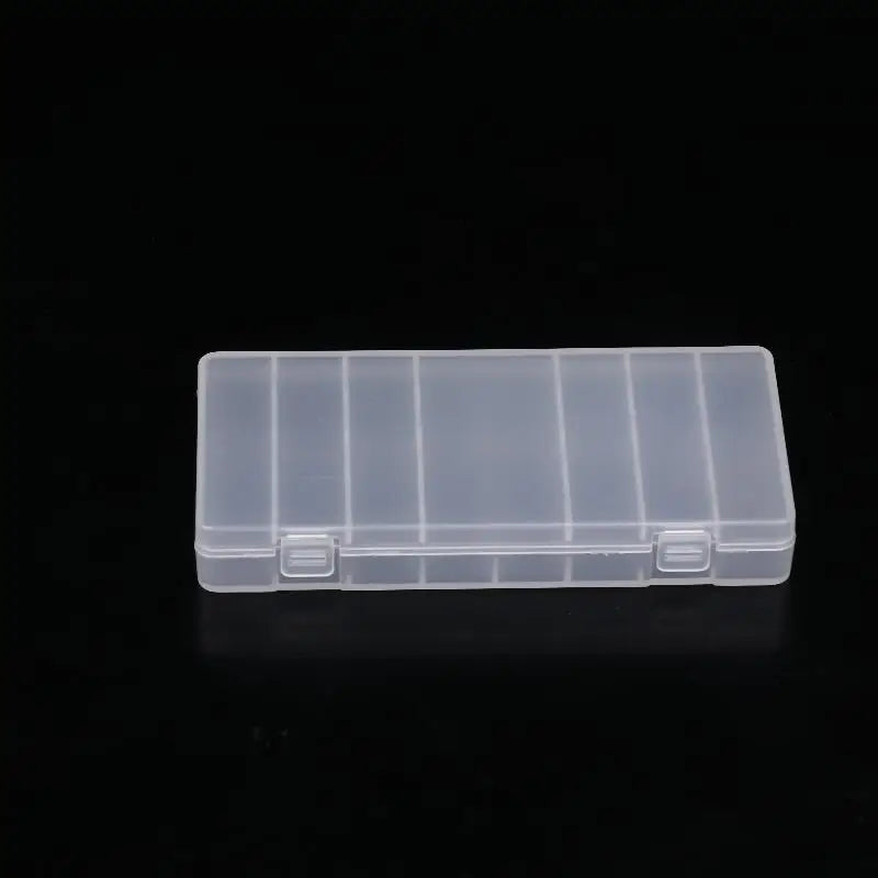 1/3/5Pcs Hard Container Holder Case 8 Slots Transparent Plastic Battery Storage Box For AAA/AA Battery Organizer Accessories Oasis Select 3pcs