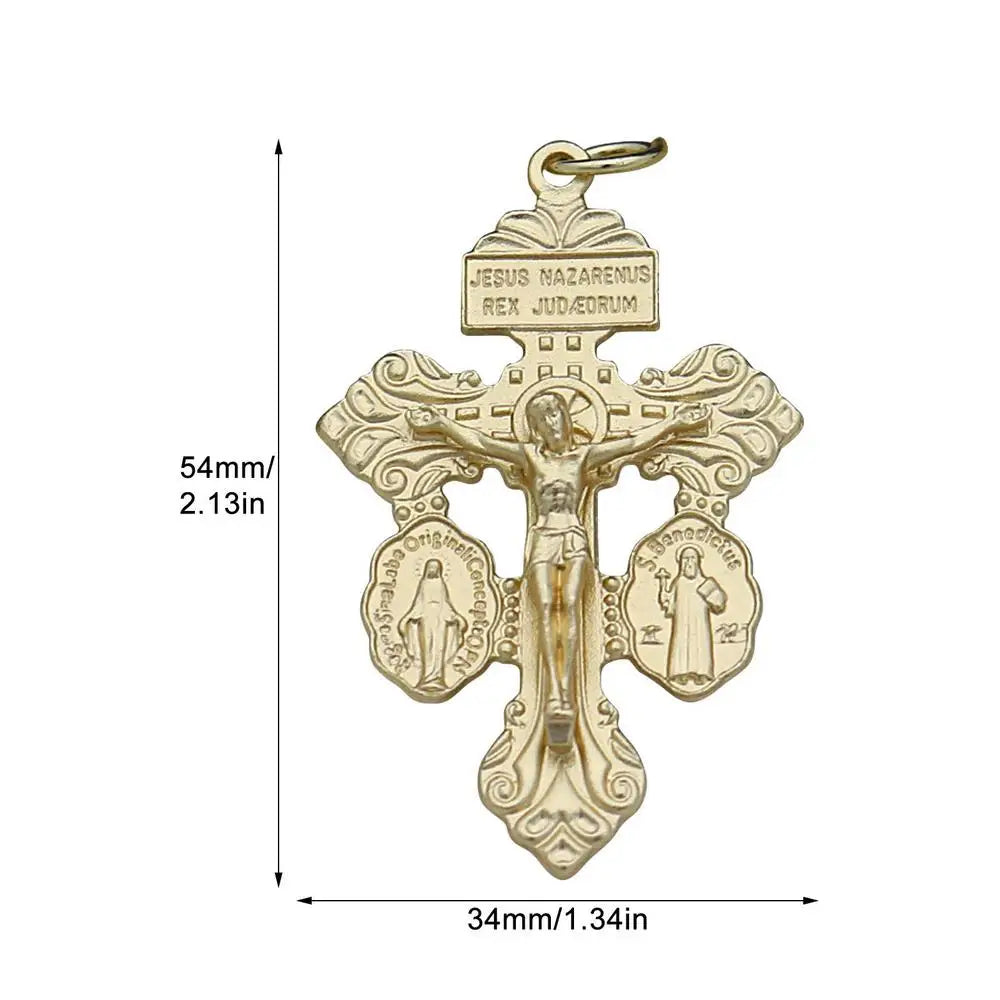 Crosses Charm For Jewelry Making Crosses Retro Crosses Charm For Bracelet Making Pendants Crafting Findings Necklace Accessory Oasis Select Gold