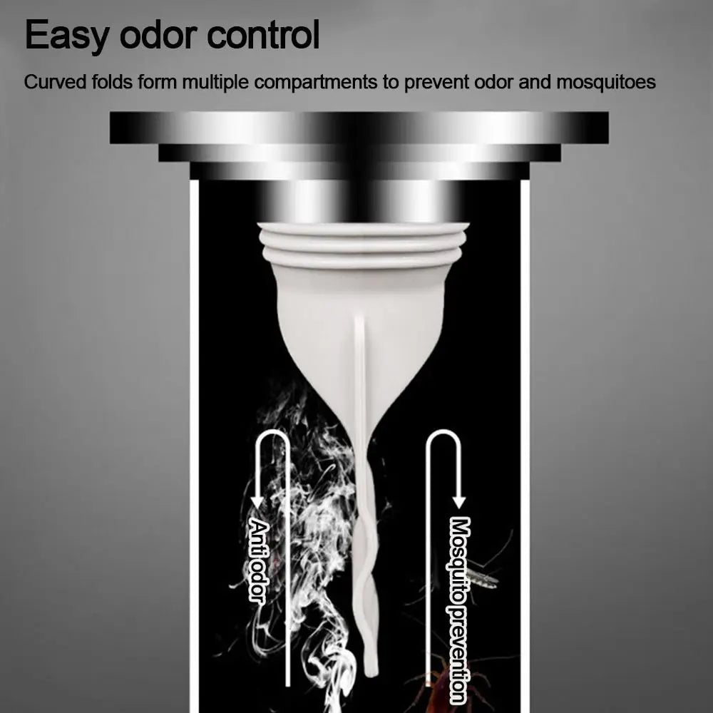 With Grid Grate Cover Shower Floor Drain Core Insect Proof Backflow Preventer Sink Strainer Anti Blocking Dectable Oasis Select