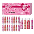 20PCS/Box Luxury Gift Set Lip Balm Set Hydrating and Glossy For Dry Lips Valentine's Day Gifts Women's Oasis Select Lip Balm Set