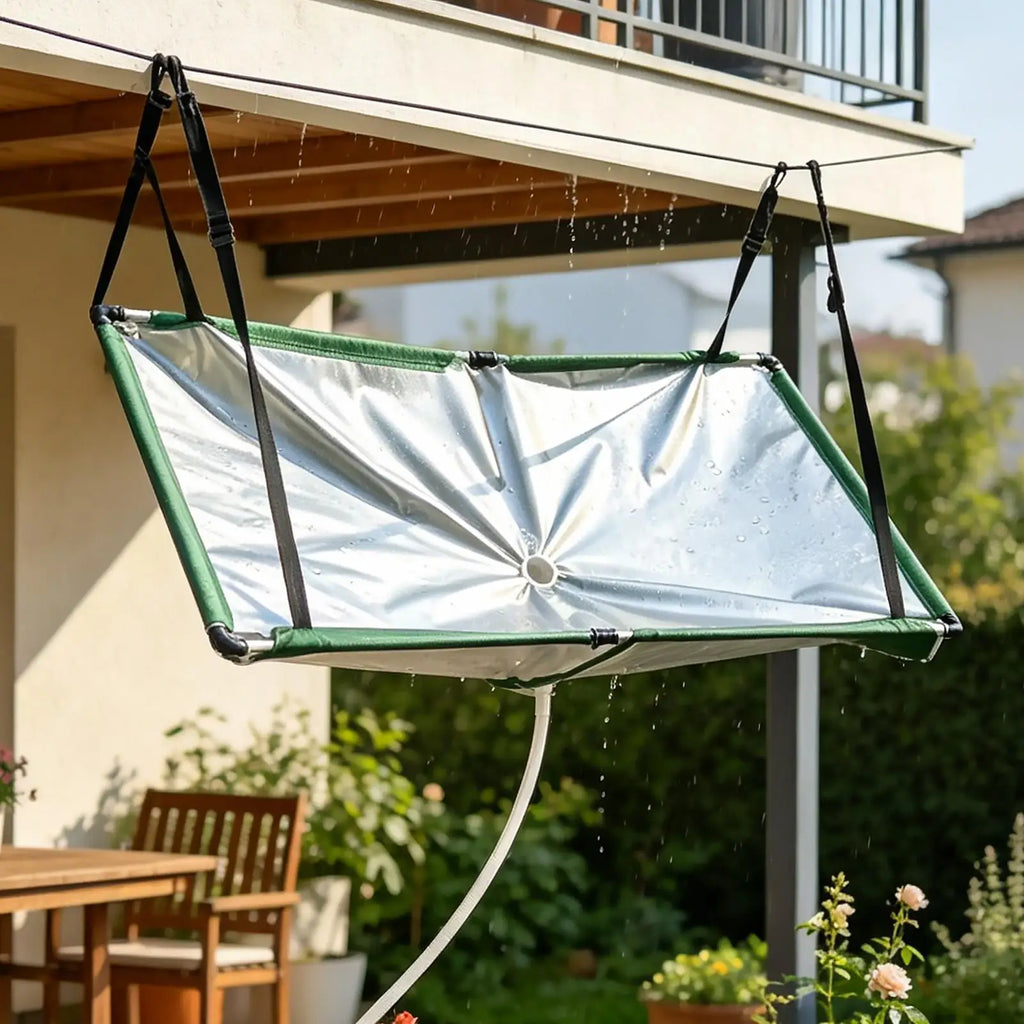 1pc Rain Collector for Garden Water Harvester Cloth with Hose Rain Catcher Filter for Outdoor Garden Camping rainwater harvester Oasis Select