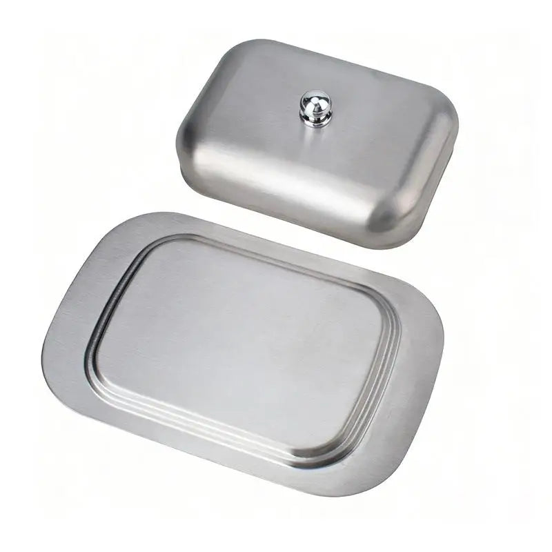 1pcs Butter Cheese Storage Box Butter Cutter Box With Lid And Knife Countertop Butter Keeper For Refrigerator Kitchen Oasis Select